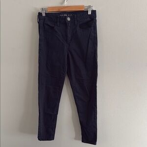 American Eagle Outfitters Black Skinny Hi-Rise Jegging